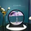3D Hourglass Sand Art – Quicksand Moving Picture with Deep Sea Sandscape | Flowing Glass Craft for Office & Home Decor Gift
