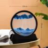 3D Hourglass Sand Art – Quicksand Moving Picture with Deep Sea Sandscape | Flowing Glass Craft for Office & Home Decor Gift